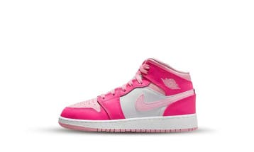 Air Jordan 1 Mid Fierce Pink (GS), Nieuw