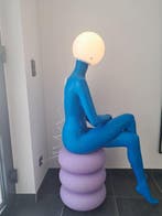 Mannequin - Kunstzinnige zittende mannequin/lamp - Hars,