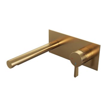 Brauer Gold Edition Inbouw Wastafelmengkraan met Rechte, Ophalen of Verzenden, Nieuw