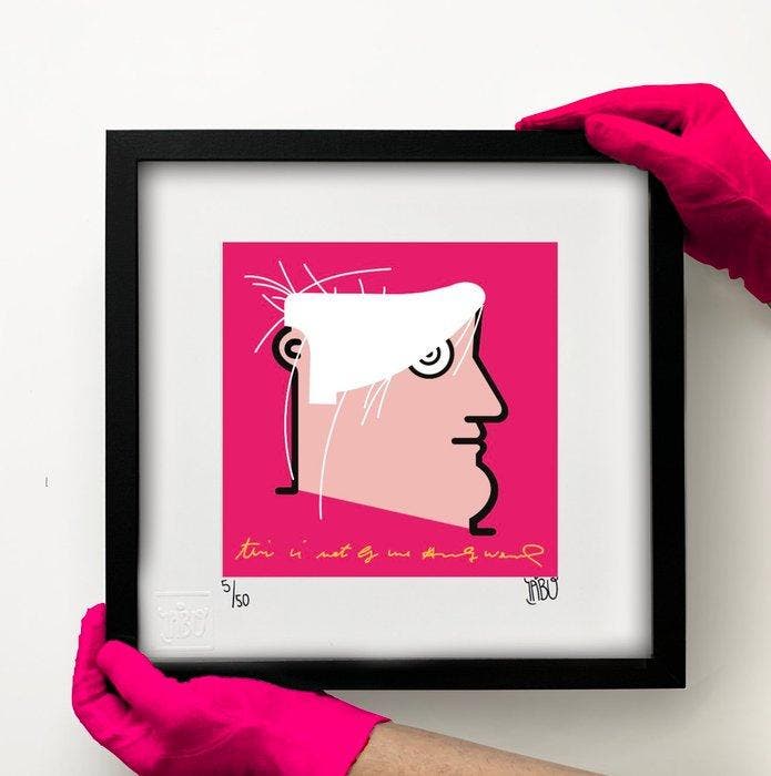 IABO - This. is not by me (Andy Warhol - Portrait), Antiek en Kunst, Kunst | Designobjecten