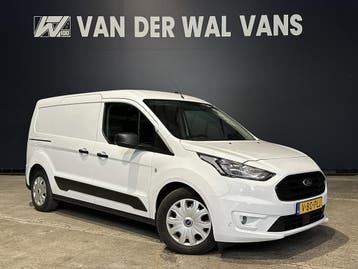Ford Transit Connect 1.5 EcoBlue 120pk L2H1 Euro6 Airco | 3-, Stof, Gebruikt, Wit, Dealer onderhouden