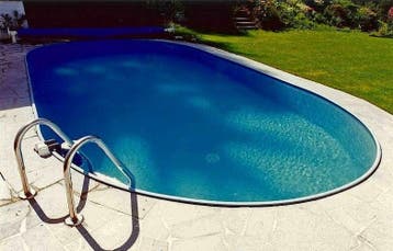 Happy Pool ovaal inbouwbad 120 cm diep, Tuin en Terras, Zwembaden, Verzenden, Nieuw