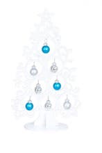 Kerstboom van hout Wit 30cm (Decoratie voor binnen), Ophalen of Verzenden, Nieuw