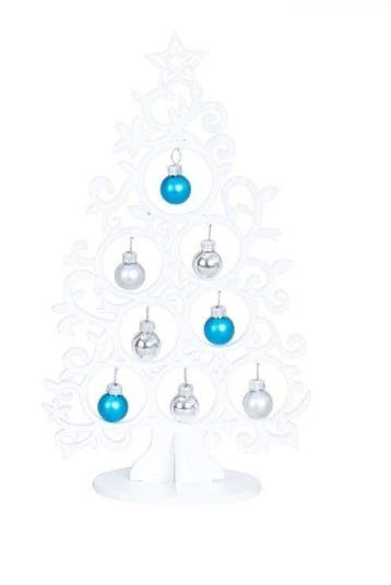 Kerstboom van hout Wit 30cm (Decoratie voor binnen), Diversen, Ophalen of Verzenden, Nieuw