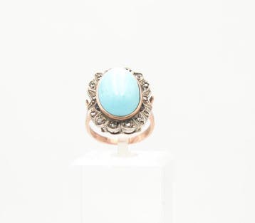 Zonder minimumprijs - Ring - 9 kt. Roségoud, Zilver, Sieraden, Tassen en Uiterlijk, Nieuw