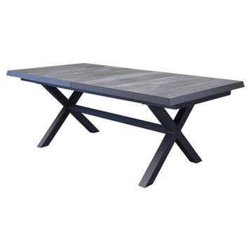 San Diego uitschuifbare dining tuintafel 204-264x100xH74 cm, Tuin en Terras, Tuintafels, Ophalen of Verzenden, Nieuw