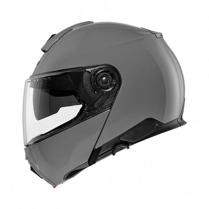 Schuberth C5 - Grijs, Motoren, Kleding | Motorhelmen, L, Overige merken, Systeemhelm, Verzenden