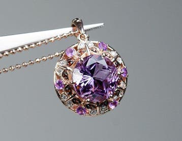 Zonder minimumprijs - Ketting met hanger - 925 zilver - 7,50