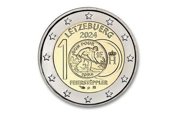 2 euro 100 jaar 1 Frank 2024 - Luxemburg, Postzegels en Munten, Munten | Europa | Euromunten, Verzenden