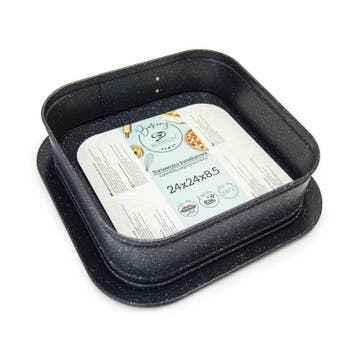 Meyerhoff Vierkante Springvorm 24 cm – Bakvorm met Losse, Ophalen of Verzenden, Nieuw