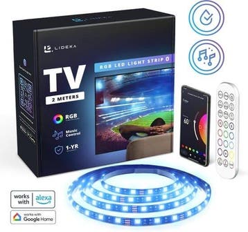 Lideka - TV USB LED Strip 2 Meter RGB - met, Ophalen of Verzenden, Nieuw