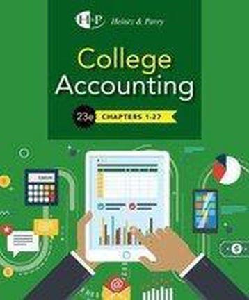 College Accounting Chapters 1 27 9781337794756, Verzenden, Zo goed als nieuw