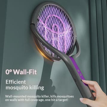 Elektrische Vliegenmepper met UV-lamp & Draaibare Kop - Opla