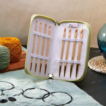KnitPro Bamboo Afghaans Tunische Haaknaalden (verwisselbaa, Hobby en Vrije tijd, Breien en Haken, Ophalen of Verzenden, Nieuw