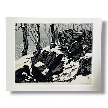 Winter bij de ruïnes van Odawara-kasteel Editie: 120/150 -