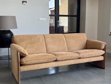 Leolux Bora Bora 2 + 3 zits.  Als Nieuw.  Unieke kans, 150 tot 200 cm, Driepersoons, Zo goed als nieuw, Rechte bank