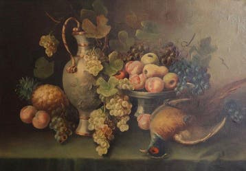 Emmy Clementine Adam (1871-?) - Stillleben mit Früchten,