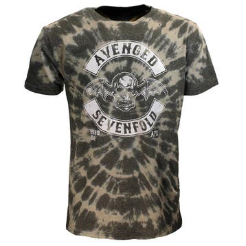 Avenged Sevenfold a7x Deathbat Crest Dip Dye T-Shirt, Verzenden, Nieuw