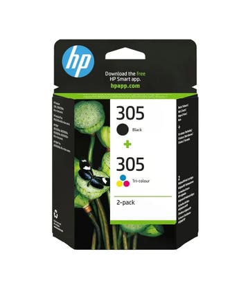 HP 305 Zwart en Tricolor, Pack van 2 Originele Inktcartri..., Computers en Software, Verzenden, Nieuw