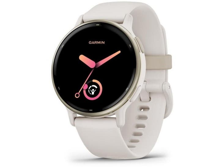 Garmin vívoactive 5 - Smartwatch - AMOLED-scherm - Wit, Sieraden, Tassen en Uiterlijk, Smartwatches, Zo goed als nieuw, Verzenden