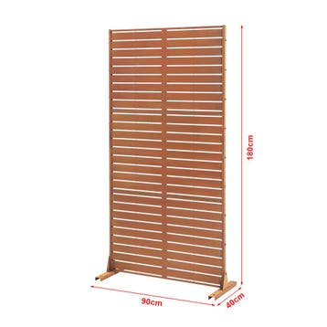 Scheidingswand Nodepp privacyscherm 180x90x40 cm patina casa, Verzenden, Nieuw