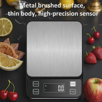 Digitale Keukenweegschaal 10kg - 0.1g Precisie, Waterdicht R, Verzenden, Nieuw