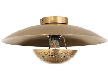 Anne Lighting Brassi - plafonniere - E27 - Ø 42cm - brons -, Verzenden, Nieuw
