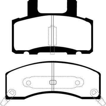 EBC 90-93 Chevrolet C20 8600 LB Greenstuff Front Brake Pads, Ophalen of Verzenden, Nieuw