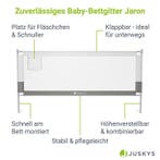 2dekans | Juskys Bedhekje voor Babys - Grijs - Verstelbare, Ophalen of Verzenden, Zo goed als nieuw