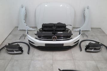 Volkswagen Tiguan 5NA II voorzijde: motorkap, bumper, lampen, Verzenden, Gebruikt