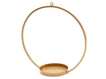 Metalen frame Ring Goud 30 cm met steekschuimhouder, Ophalen of Verzenden, Nieuw