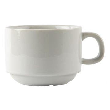 Koffiekopjes | ATHENA | Porselein | Wit | 20cl | 24 Stuks, Verzenden, Nieuw in verpakking
