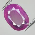Roze Saffier - 1.59 ct - Antwerp Laboratory for Gemstone, Nieuw