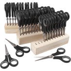 Kinderschaar, L: 14 cm, rechts- &amp; linkshandig, zwart, 1 set, Nieuw