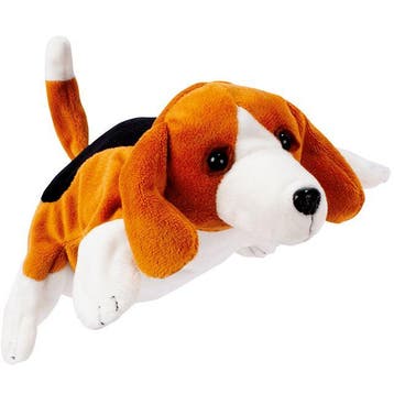 Beleduc handpop Hond poppenkast knu van €15,99 voor €7,99, Ophalen of Verzenden, Nieuw