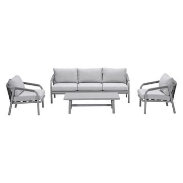 Garden Impressions Tarera loungeset 4-delig - taupe, Verzenden, Nieuw