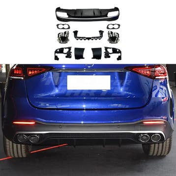 Diffuser With Chrome Exhaust Tips Voor Mercedes GLE W167 AMG, Ophalen of Verzenden, Nieuw