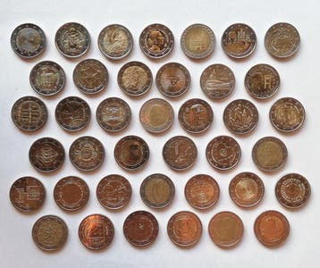 Europa. 2 Euro 2002/2026 (39 coins) (Zonder minimumprijs)