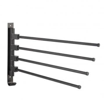 Badkamerrek 4 Armen | Compact | OP=OP, Ophalen of Verzenden, Nieuw, Overige kleuren, Handdoekenrek