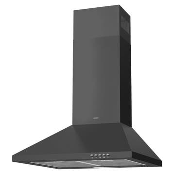 CENDO BMB536PDZ - Wand Afzuigkap - 60 cm - Piramide - Zwart, Wandschouwkap, Recirculatie, Nieuw, Ophalen of Verzenden