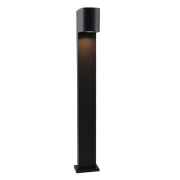 Moderne buitenlamp zwart, Corina, IP44, Ophalen of Verzenden, Nieuw, Aluminium, Staande lamp