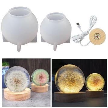 Siliconenmal bol rond epoxy resin zeep kaarsen 60 mm per, Ophalen of Verzenden, Nieuw