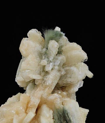 ALPINO, elegante ALBITE met BISSOLITE GROEN, Italië, Verzamelen