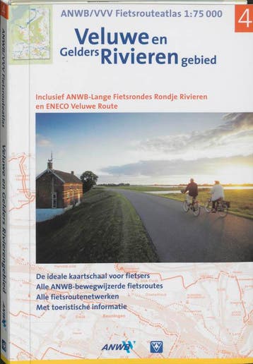 Veluwe en Gelders rivierengebied / ANWB lange fietsronde, Boeken, Verzenden, Gelezen