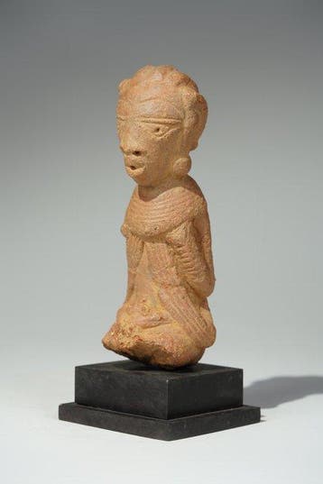 Een beeld uit terracotta. - Nok - Nigeria (Zonder