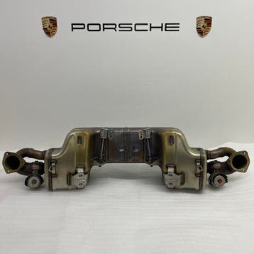 Porsche GT4/Spyder Weissach (718) ORIGINELE Titanium uitlaat, Ophalen, Gebruikt, Porsche