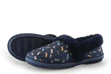 Skechers Pantoffels in maat 40 Blauw, Skechers, Zo goed als nieuw, Pantoffels of Sloffen, Verzenden