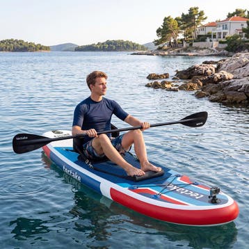 2-in-1 SUP-board, 288 cm, opblaasbaar, complete set, Watersport en Boten, Verzenden, Nieuw