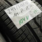 2 x Michelin Alpin A4 245-50-18 104VWinterbanden 7mm, Auto-onderdelen, Banden en Velgen, 18 inch, Band(en), Personenwagen, Gebruikt