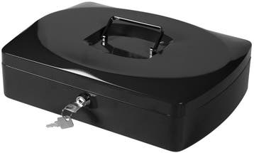 Q-CONNECT Q-CONNECT - geldkoffer - 325 x 235 x 85 mm - zwart, Ophalen of Verzenden